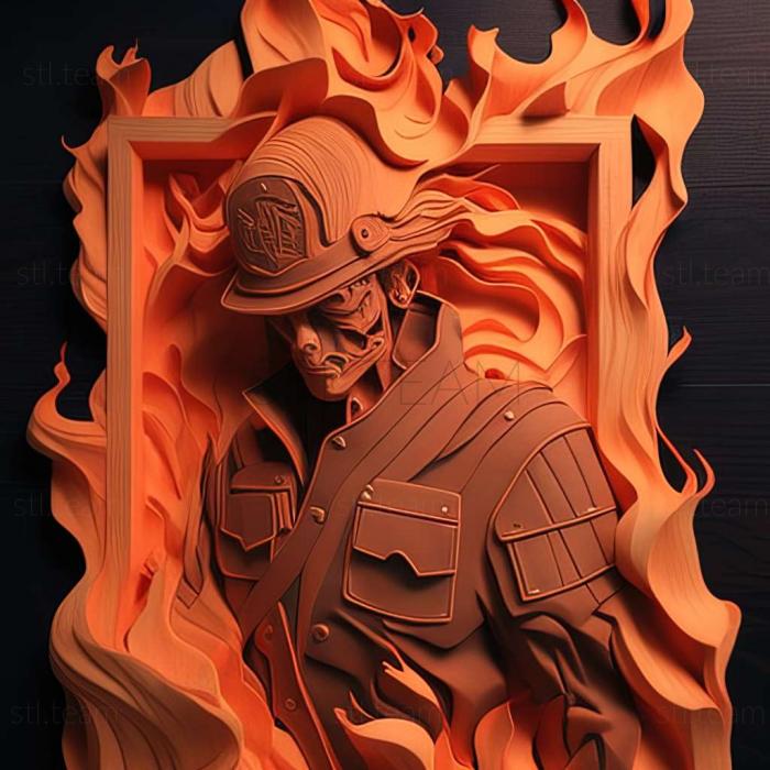3D model Fire Force Atsushi Ohkubo (STL)
